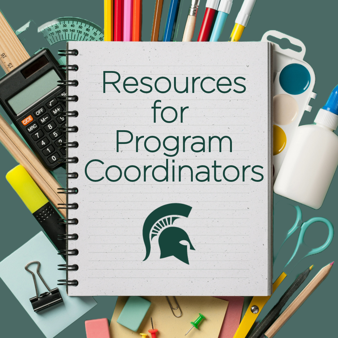 Resources for Program Coordinators